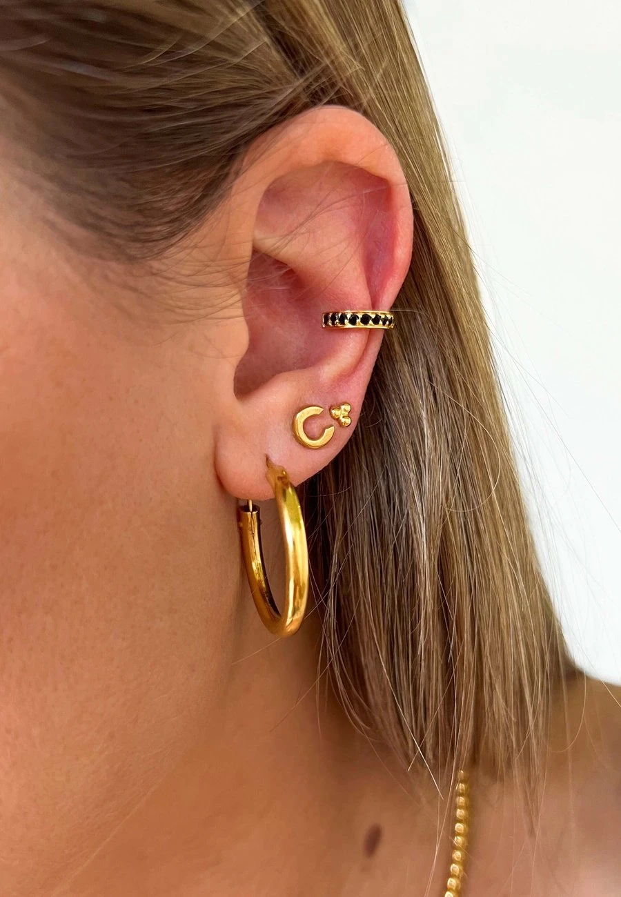 San Saru PENDIENTE EBEESE CHAPADO EN ORO - Image 2