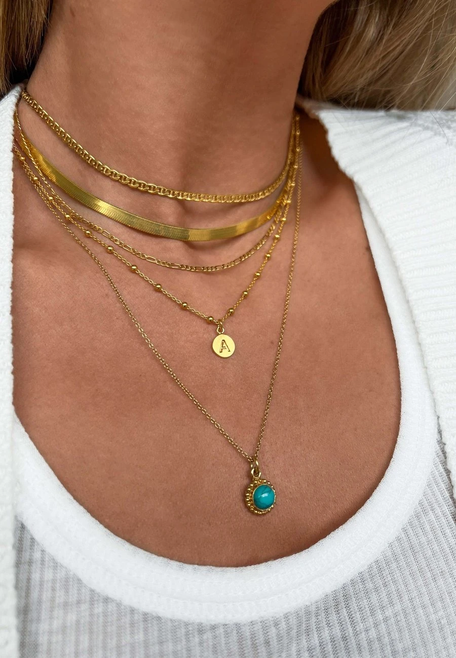 San Saru COLLAR ANUK CHAPADO EN ORO - Image 2