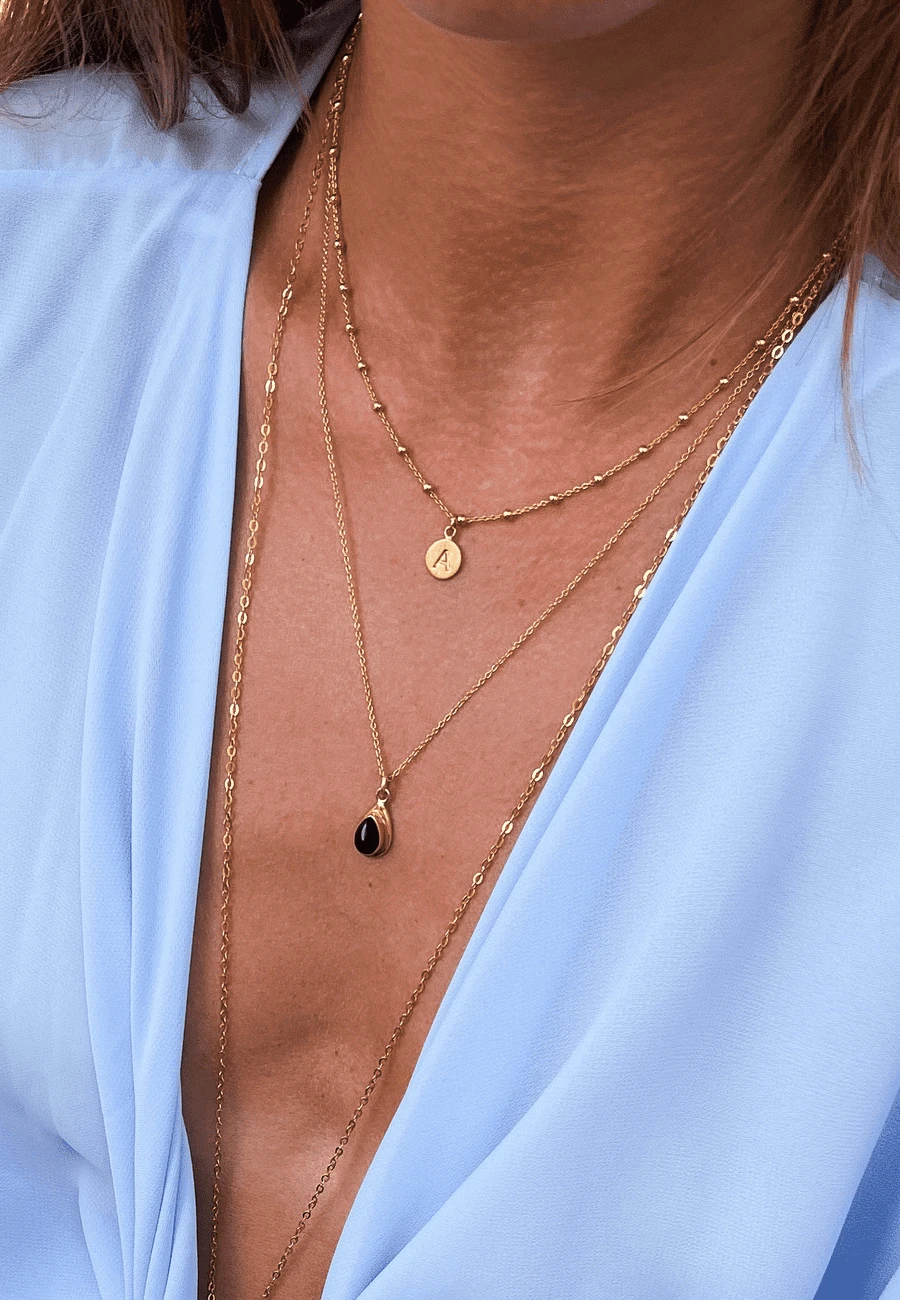 San Saru COLLAR ANUK CHAPADO EN ORO - Image 3