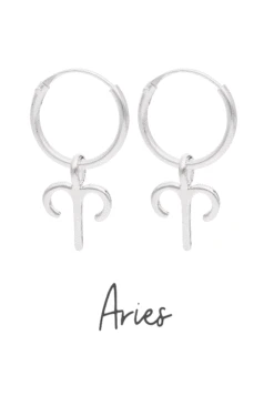 San Saru PENDIENTES ZODIACO (12MM)