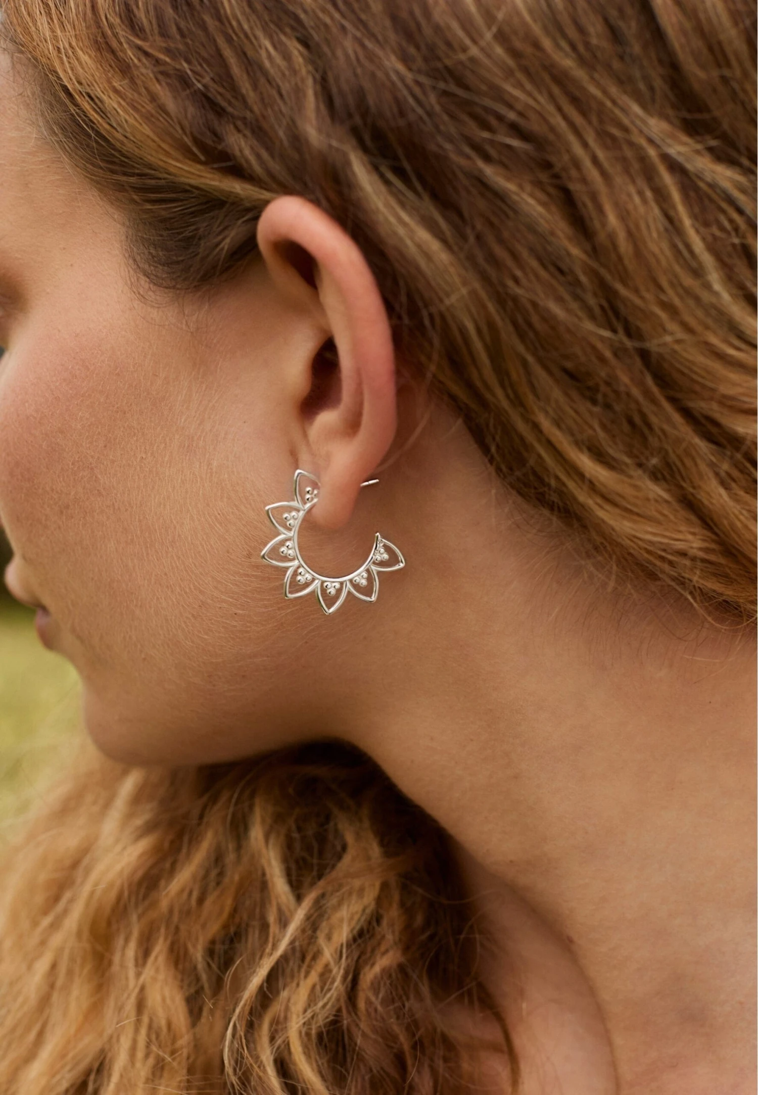 San Saru PENDIENTES INDUMATHI (30MM)