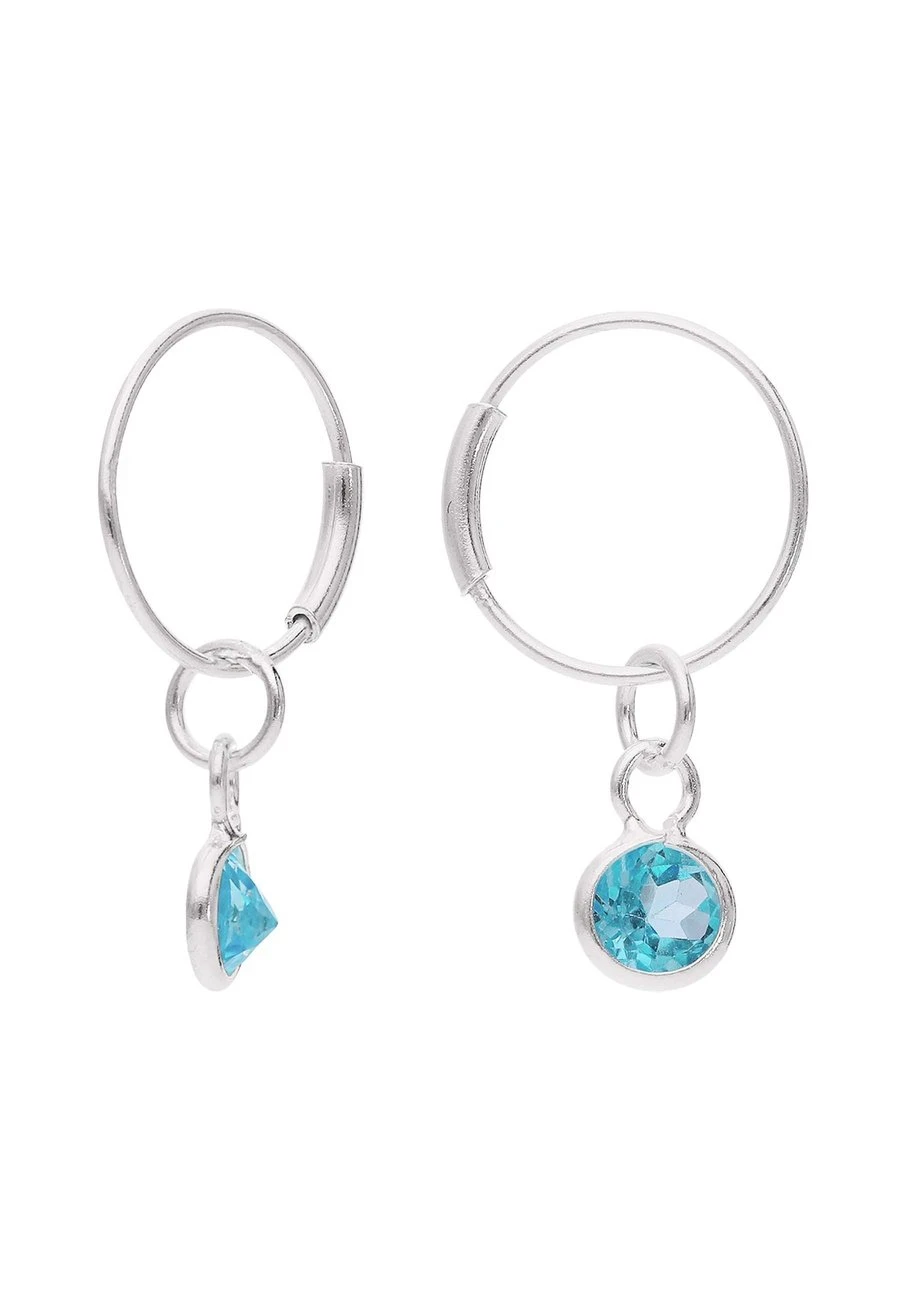 San Saru PIERCINGS SUNILA TOPACIO AZUL (10MM)