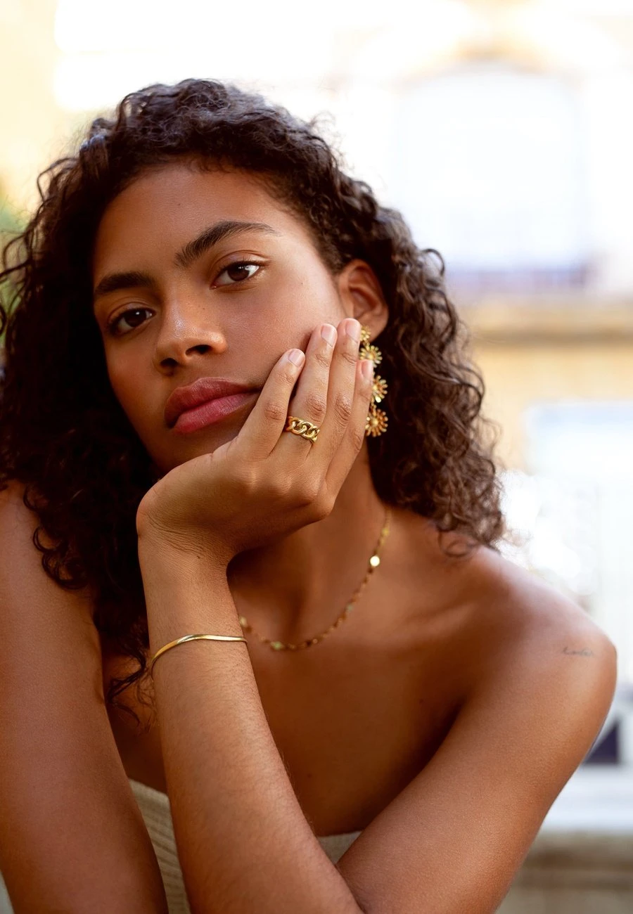 San Saru ANILLO DOREE CHAPADO EN ORO - Image 2