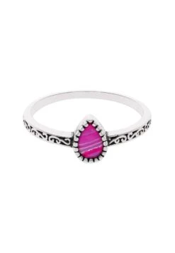 San Saru ANILLO LANKA ÁGATA FUCSIA