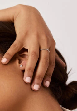 San Saru ANILLO ERIDANUS ORO BLANCO