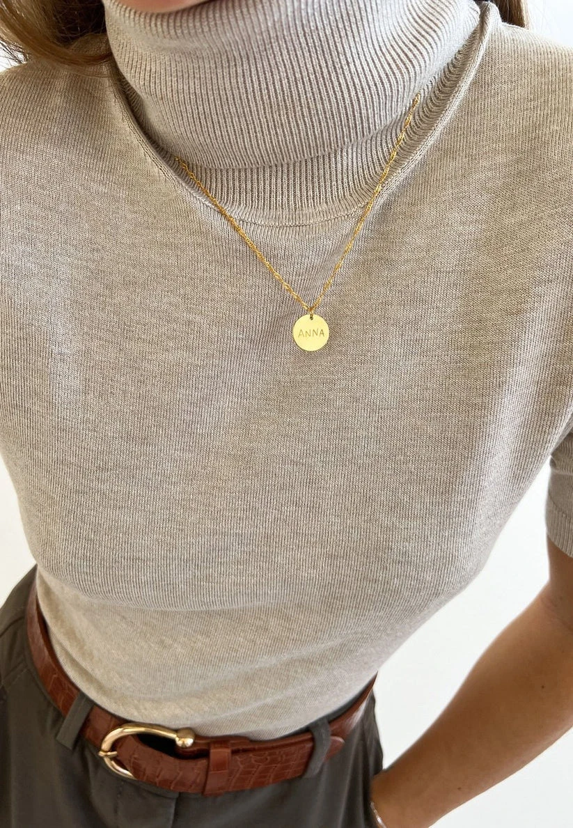 San Saru COLLAR CHANDRAKANTA CHAPADO EN ORO (PERSONALIZADO) - Image 3