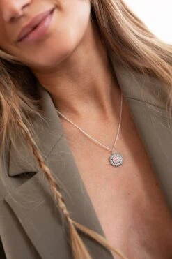 San Saru COLLAR HANITA CUARZO ROSA