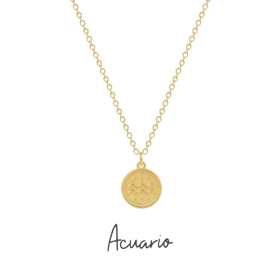 San Saru COLLAR ZODIACO CHAPADO EN ORO - Image 13