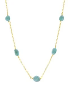 San Saru COLLAR KUNDAN CHAPADO EN ORO