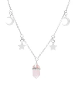 San Saru COLLAR SULABHA CUARZO ROSA