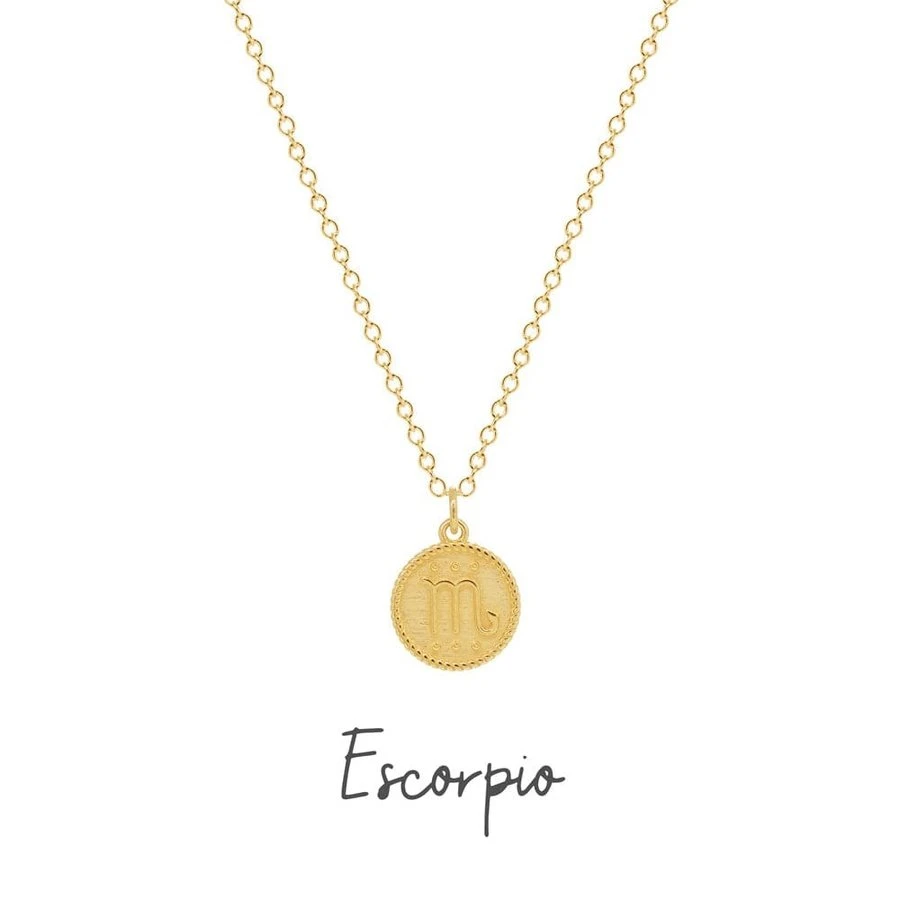 San Saru COLLAR ZODIACO CHAPADO EN ORO - Image 4