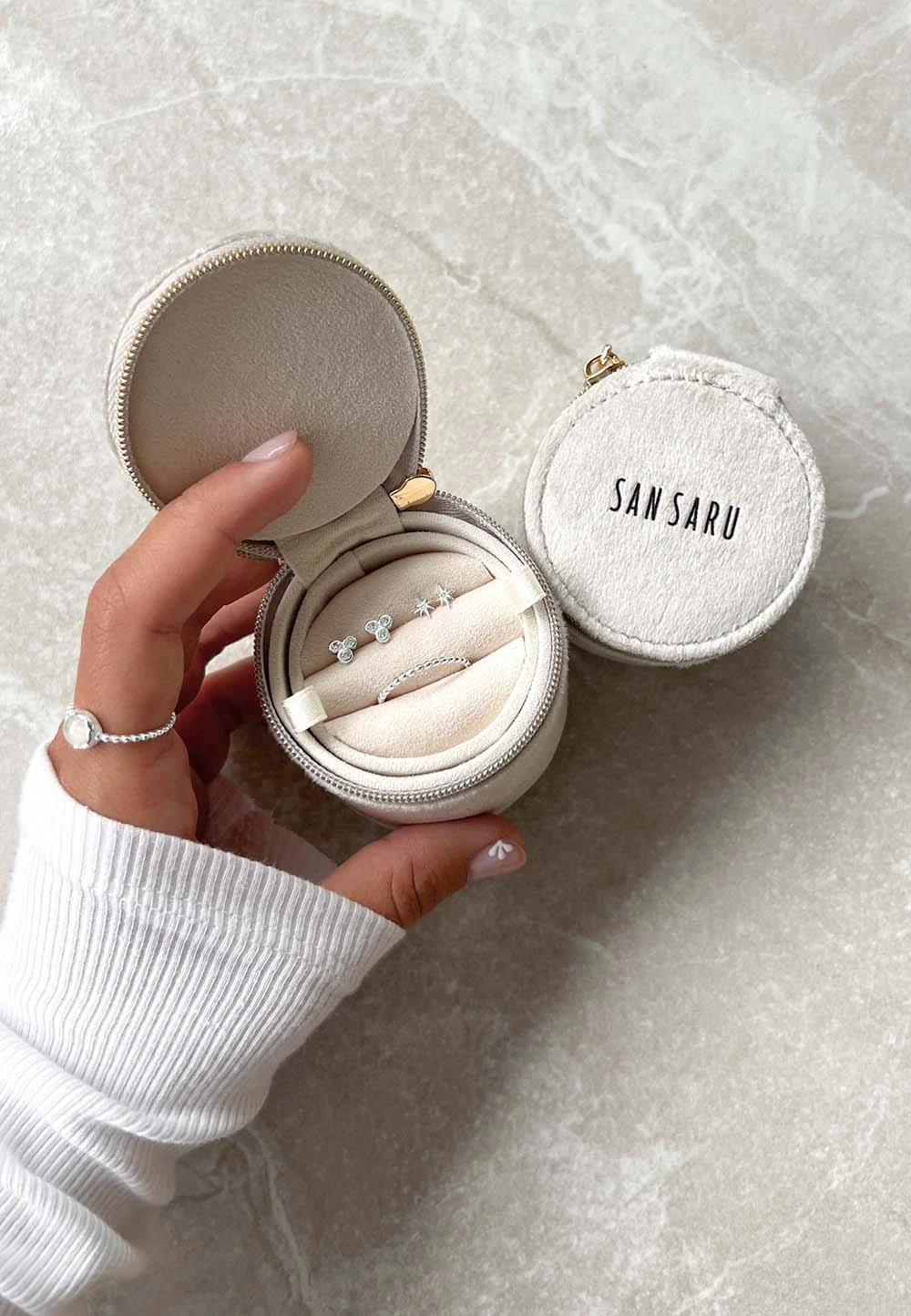 San Saru JOYERO ARJUN BEIGE