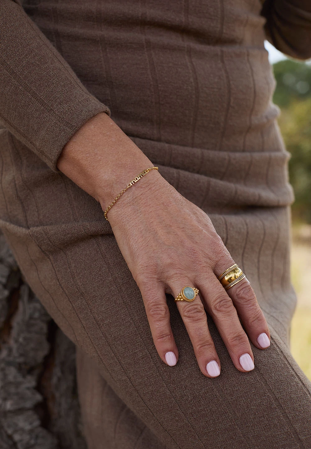 San Saru PULSERA MAMA CHAPADA EN ORO - Image 2