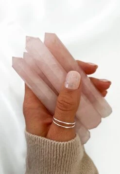 San Saru OBELISCO CUARZO ROSA FALGUNI