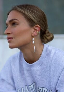 San Saru PENDIENTES BHUMA CHAPADOS EN ORO