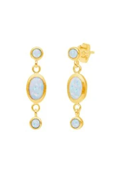 San Saru PENDIENTES INDU CHAPADOS EN ORO