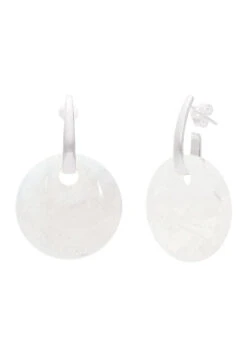 San Saru PENDIENTES NEELA CUARZO BLANCO