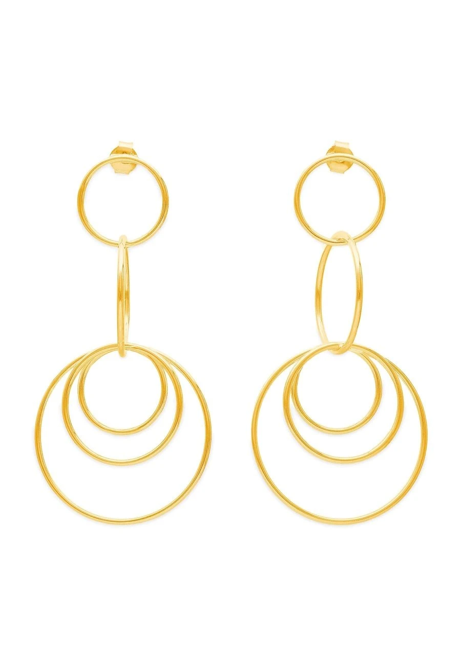 San Saru PENDIENTES SAI CHAPADOS EN ORO - Image 2