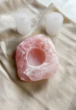 San Saru PORTAVELAS AHANKARA CUARZO ROSA